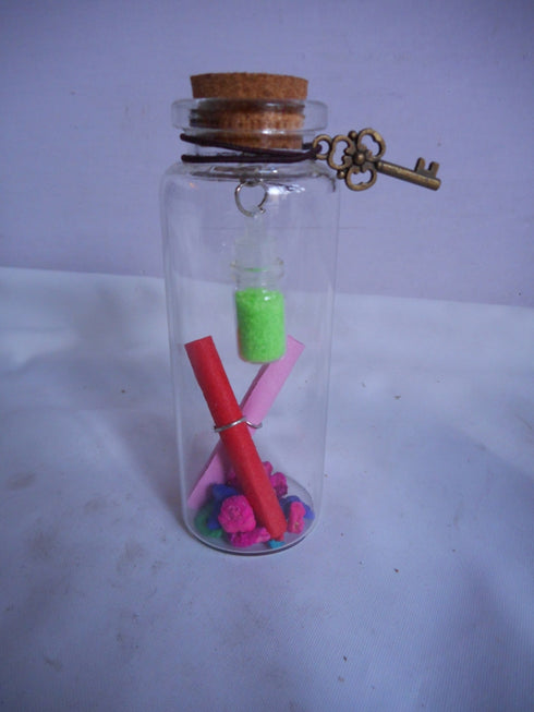 Valentine Gifts Little Message Bottle Seashell Decoration - 100gms